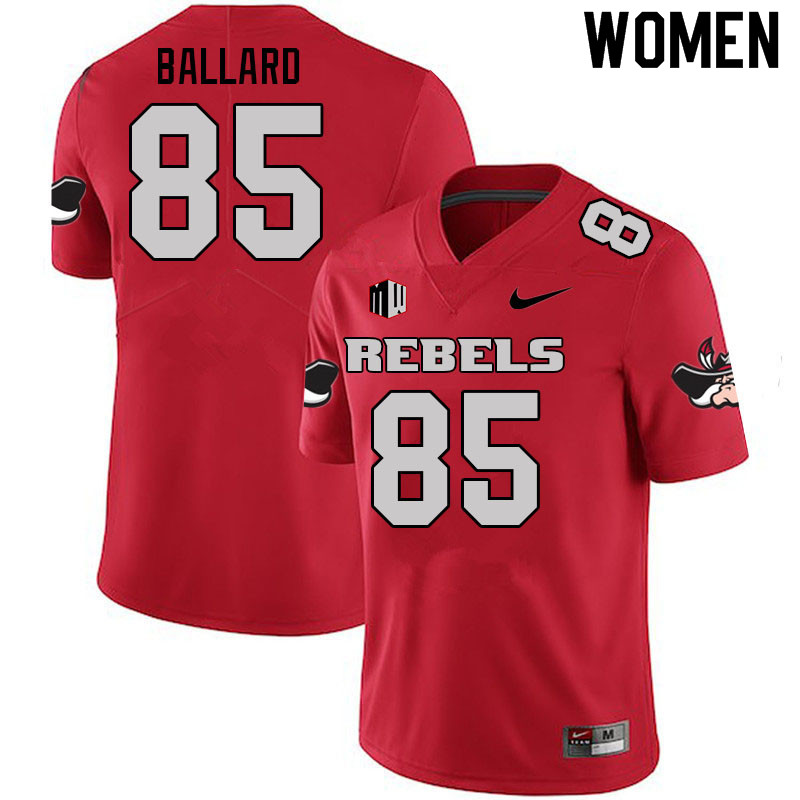 Women #85 Patrick Ballard UNLV Rebels College Football Jerseys Sale-Scarlet